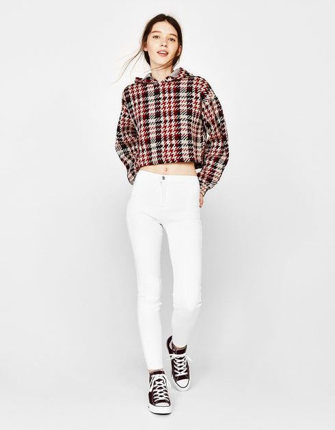 High waist denim jeggings